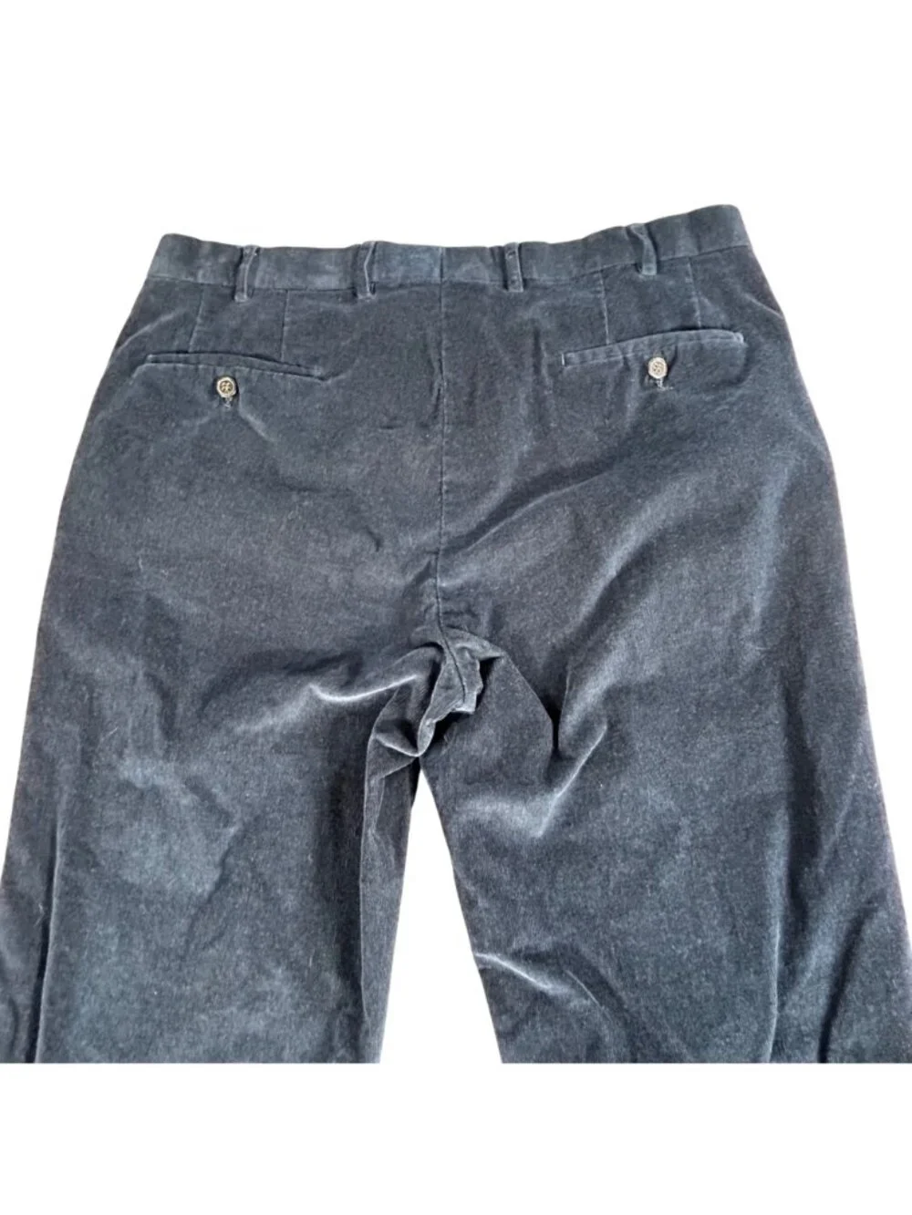 Lauren Ralph Lauren Navy Blue Corduroy Pants Mens 36x32 Classic Fit Chino Preppy